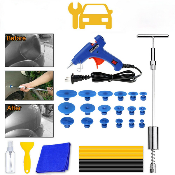 Car Body Dent Puller Hammer Tool Paintless Hail Damage Remover Repair Kit