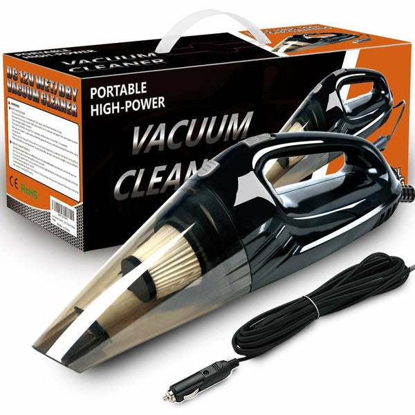 Powerful Car Vacuum Cleaner, Portable Wet & Dry Handheld Strong Suction Cleaner