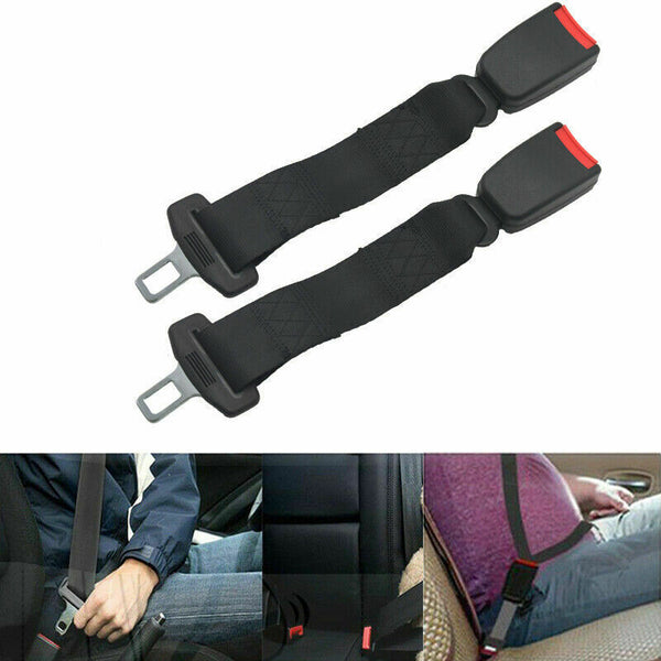 7/8" Buckle 2 PCS 14" Car Truck Seat Seatbelt Safety Belt Extender Extension