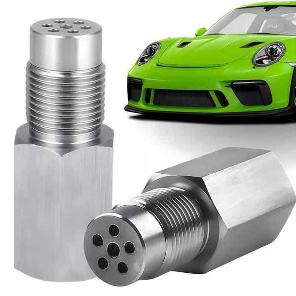 O2 Oxygen Sensor Spacer Fix P0420/P0042/P0430 Check Engine Light CEL Mini Catalytic Converter Generic Straight