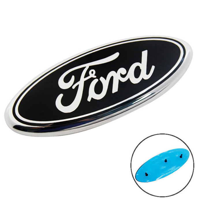 9 inch Ford Logo Grille Emblem with Pins | 1pc