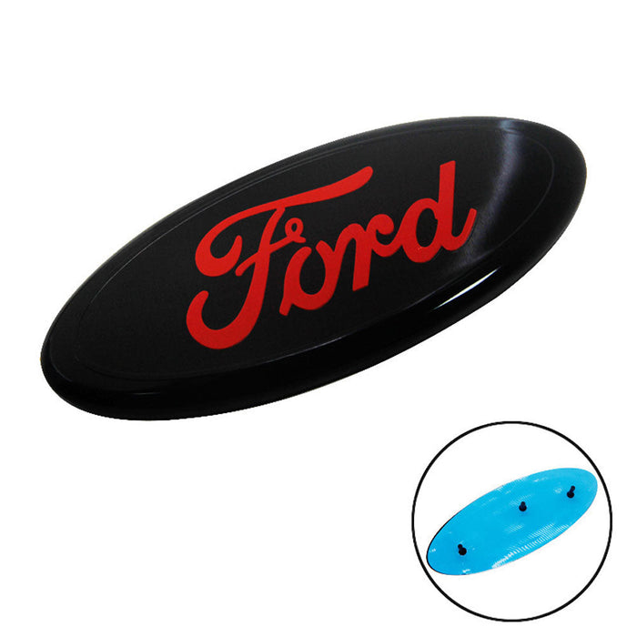 9 inch Ford Logo Grille Emblem with Pins | 1pc