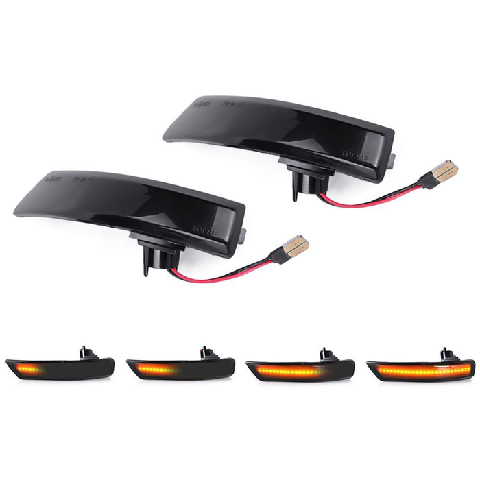 2PCS LED Turn Signal Light Side Mirror Indicator for Ford Focus MK2 MK3 Mondeo MK4 - Rokcar