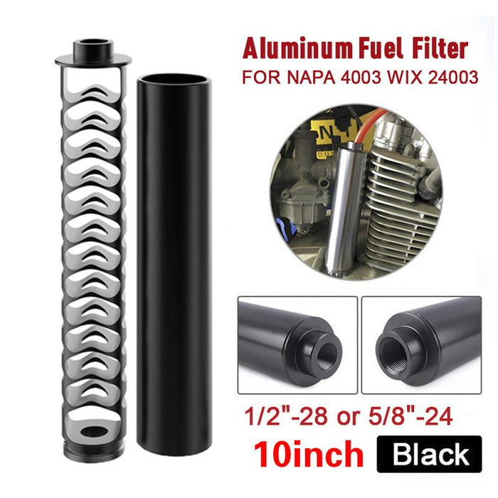 6′′ 10′′ 1/2-28 5/8-24 Fuel Filter Solvent Trap Kit for NAPA 4003 WIX 24003