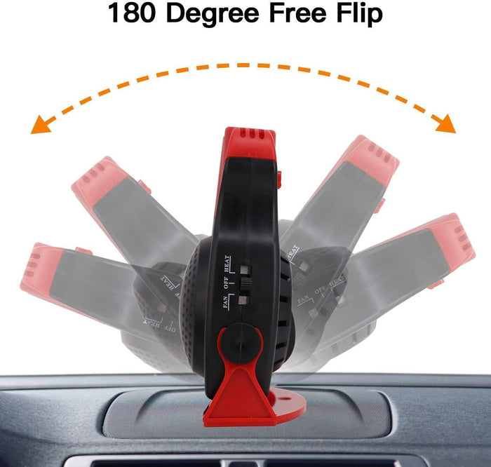 Premium Car Heater Portable Plug In Windshield Defroster 12 Volt Space Heater For Car - Rokcar