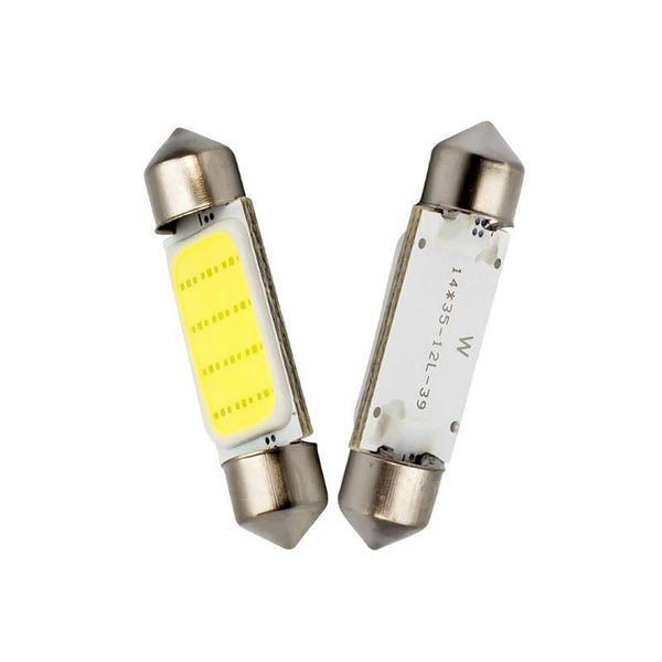 C10W C5W LED COB Festoon 31mm 36mm 39mm 41/42mm 12V White Bulbs - Rokcar