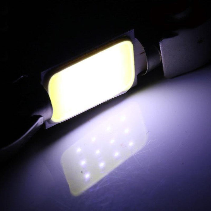 C10W C5W LED COB Festoon 31mm 36mm 39mm 41/42mm 12V White Bulbs - Rokcar