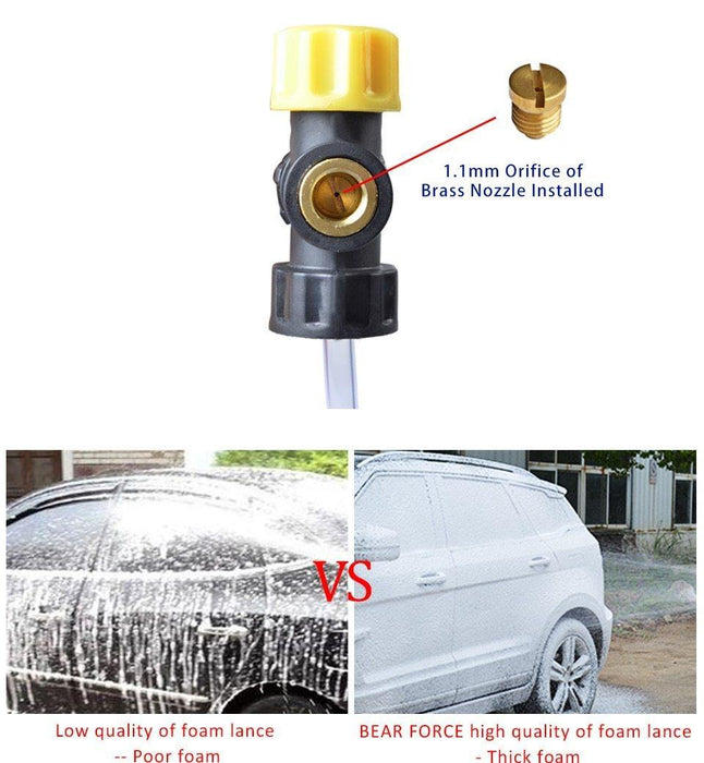 Snow Foam Lance Pressure Washer Car Wash Cannon Sprayer - Rokcar