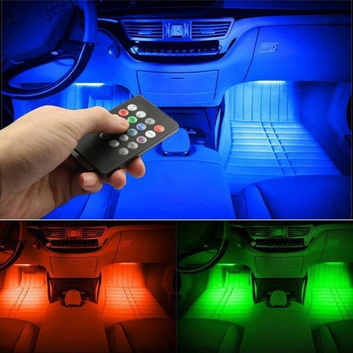 36 LED Car Charge Interior Accessories Floor Decorative Atmosphere Lamp Light - Rokcar