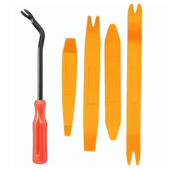 Car Door Panel Dashboard GPS Stereo Radio Trim Set Molding Removal Tool Kits - Rokcar