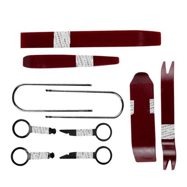 Car Door Panel Dashboard GPS Stereo Radio Trim Set Molding Removal Tool Kits - Rokcar