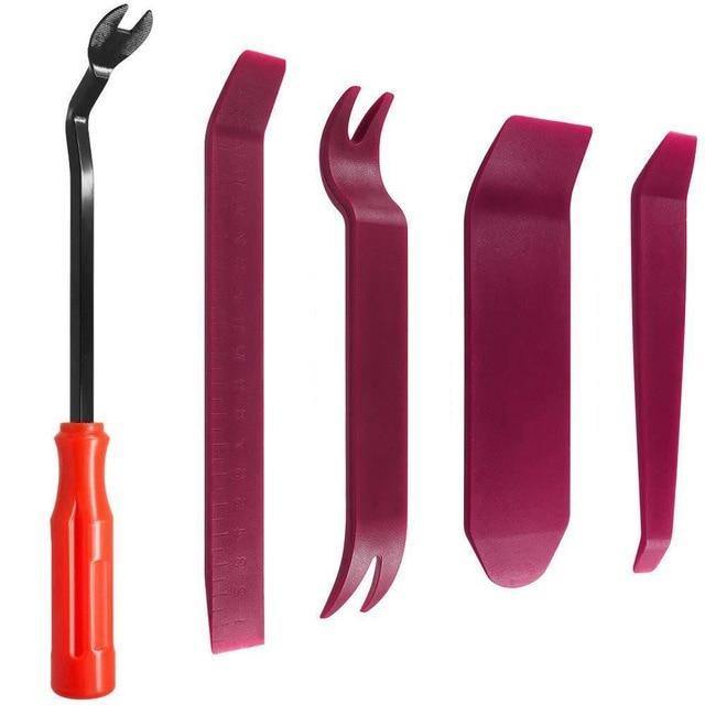 Car Door Panel Dashboard GPS Stereo Radio Trim Set Molding Removal Tool Kits - Rokcar