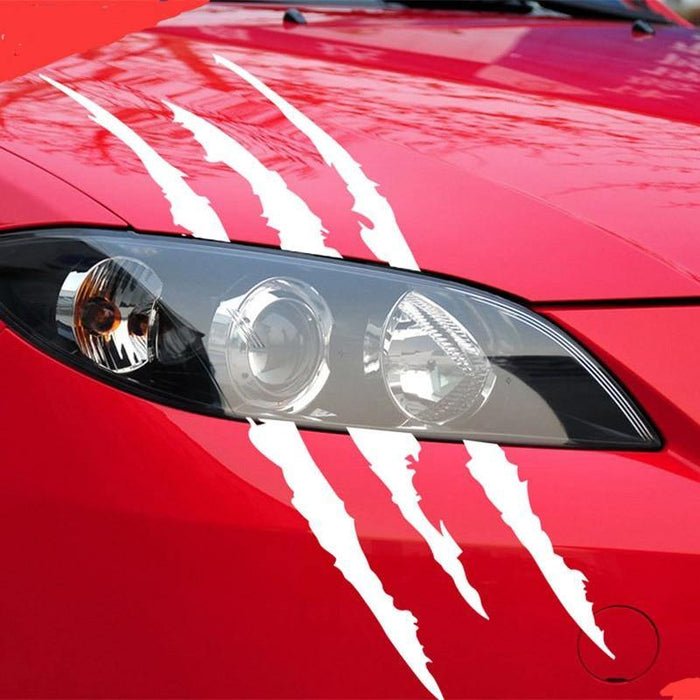 Universal Scratch Stripe Headlight Truck Decal Sticker 40cm * 12cm - Rokcar