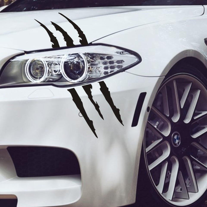 Universal Scratch Stripe Headlight Truck Decal Sticker 40cm * 12cm - Rokcar
