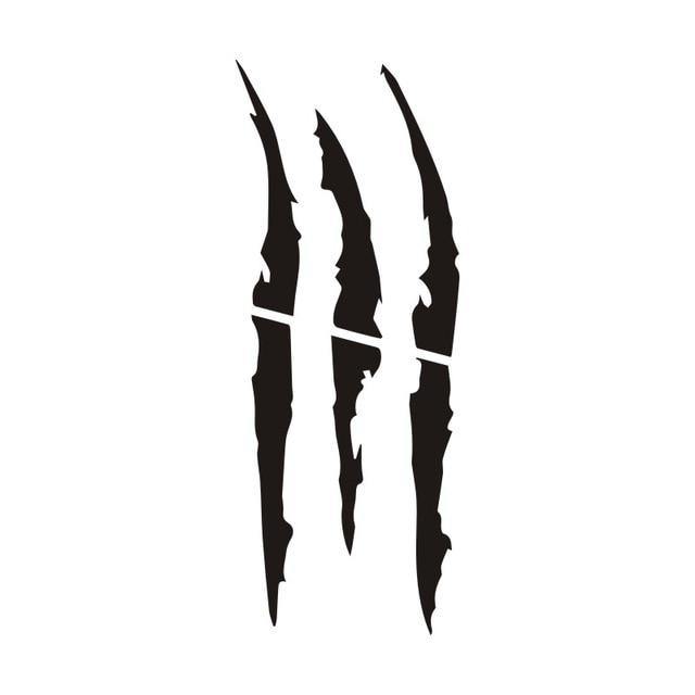 Universal Scratch Stripe Headlight Truck Decal Sticker 40cm * 12cm - Rokcar