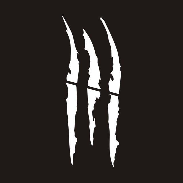 Universal Scratch Stripe Headlight Truck Decal Sticker 40cm * 12cm - Rokcar