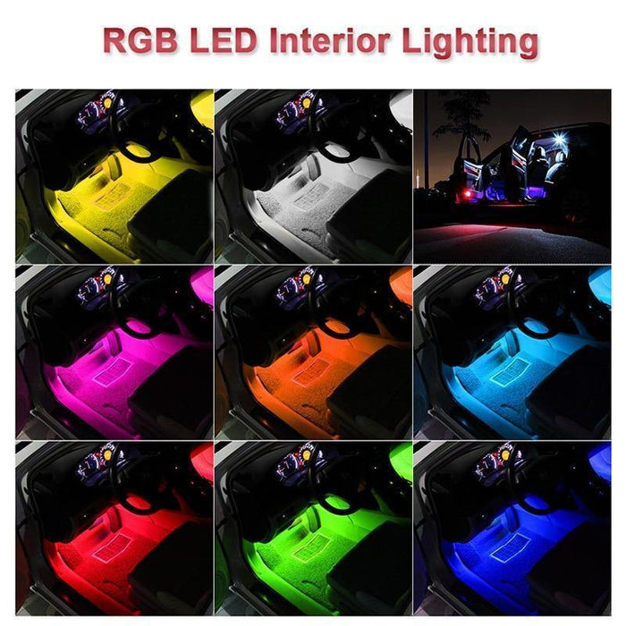 36 LED Car Charge Interior Accessories Floor Decorative Atmosphere Lamp Light - Rokcar