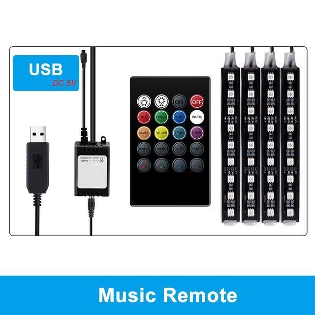 36 LED Car Charge Interior Accessories Floor Decorative Atmosphere Lamp Light - Rokcar