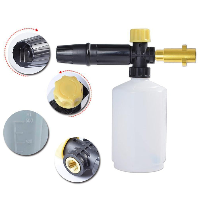 Snow Foam Lance Pressure Washer Car Wash Cannon Sprayer - Rokcar