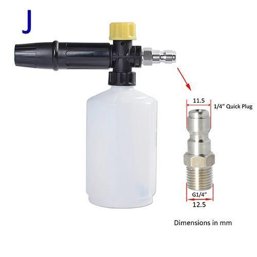 Snow Foam Lance Pressure Washer Car Wash Cannon Sprayer - Rokcar