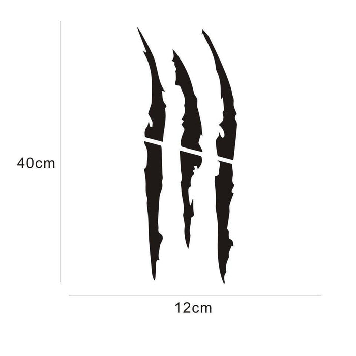 Universal Scratch Stripe Headlight Truck Decal Sticker 40cm * 12cm - Rokcar