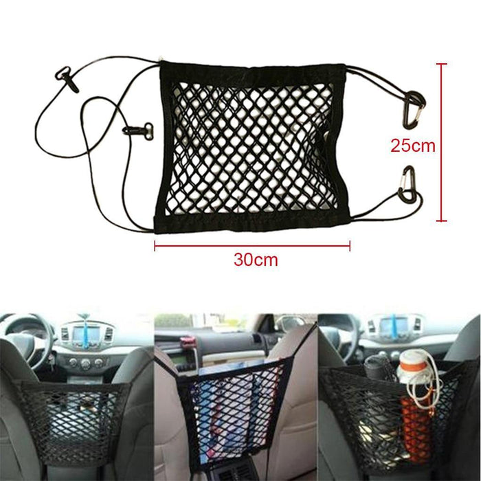 Car Mesh Net Bag Seat Back Luggage Holder Storage Bag - Rokcar