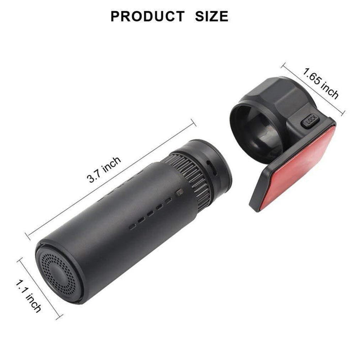 Mini WIFI Dash Cam 1080P Car DVR Camera 170°Wide Angle Video Recorder G-sensor - Rokcar