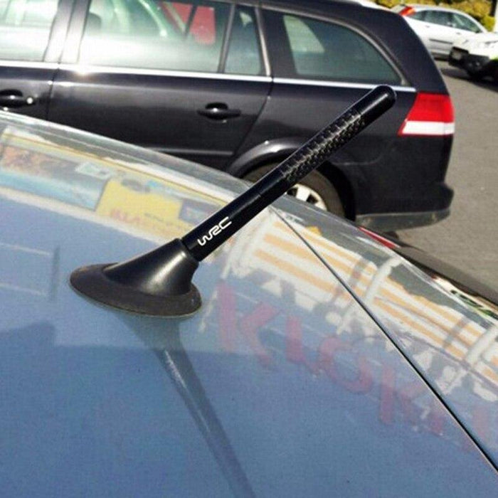 Universal Real Carbon Fiber 4.7 Inch Short Antenna Jdm Style AM/FM Radio Aerial - Rokcar