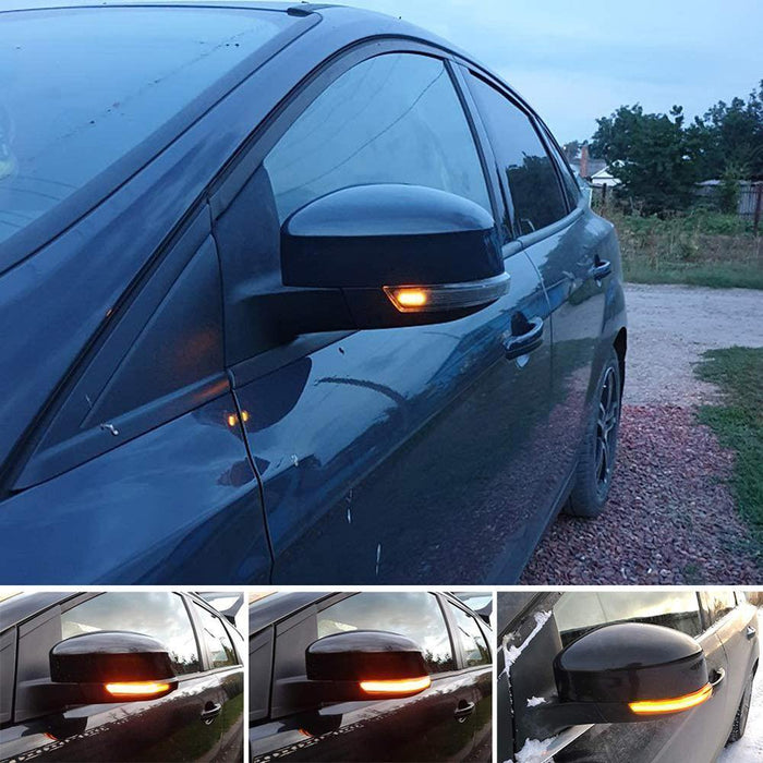 2PCS LED Turn Signal Light Side Mirror Indicator for Ford Focus MK2 MK3 Mondeo MK4 - Rokcar