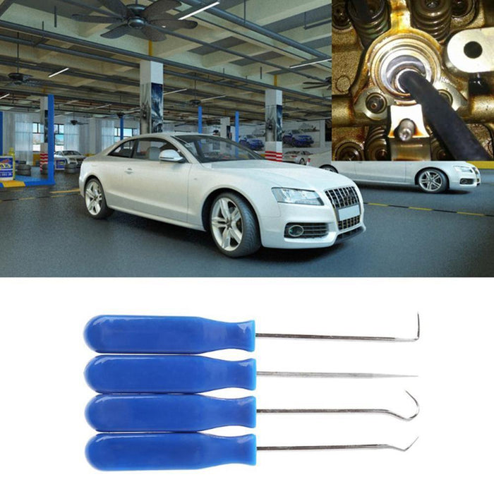 4PCS Car Pick & Hook Set O Ring Oil Seal Gasket Puller Remover Craft Hand Tools - Rokcar
