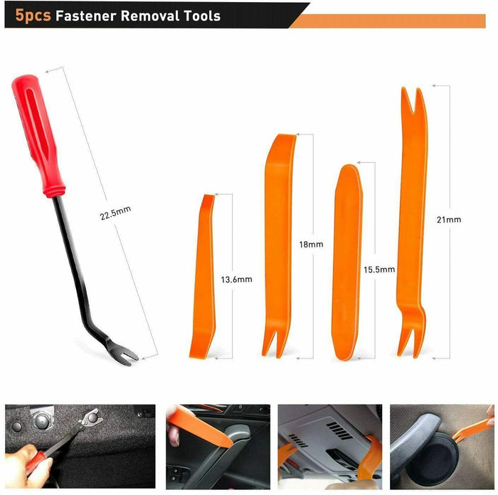 630PCS Car Retainer Clips Auto Fasteners Push Trim Clips Pin Rivet Bumper Kit - Rokcar