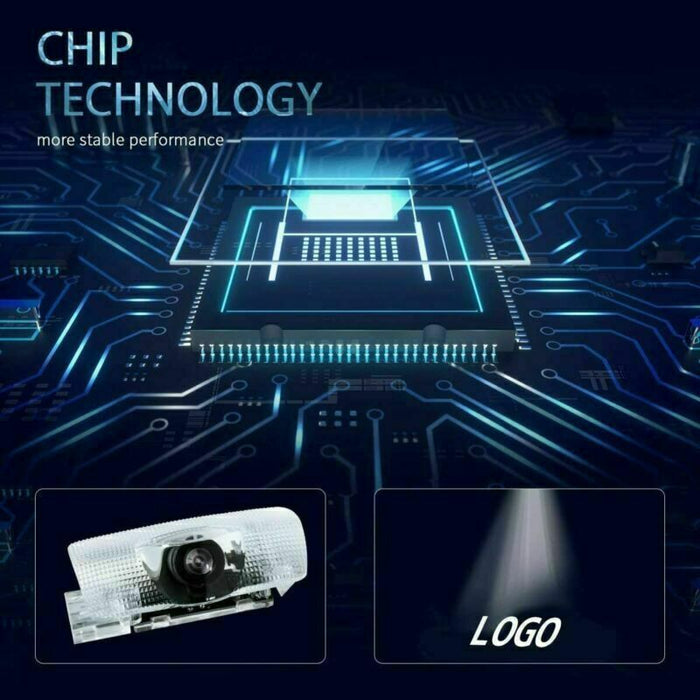 4PCS LED Logo Door Courtesy Light Shadow Laser Projector for Lexus ES LS LX RX GX