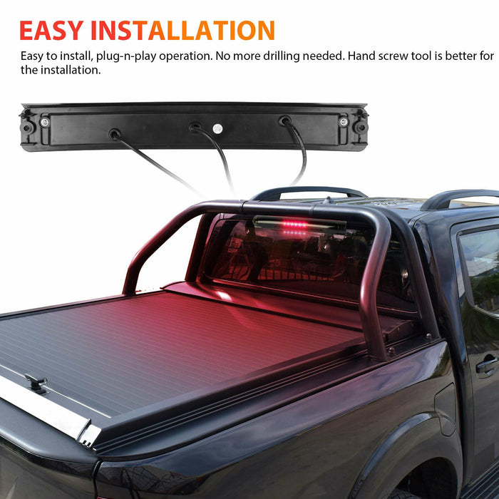 LED Rear Third 3rd Brake Cargo Light Tail Lamp Smoke For 1997-2003 Ford F-150