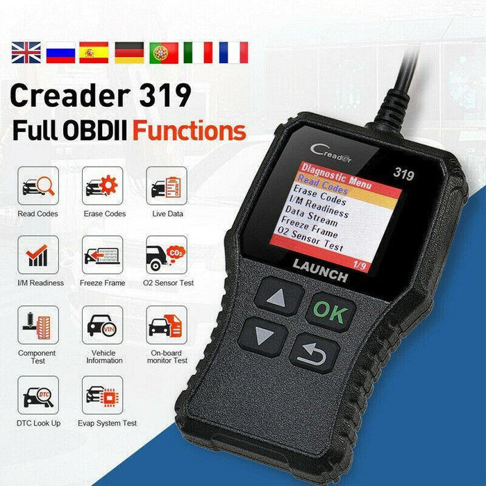 Automotive OBD Code Reader OBD2 Scanner Car Check Engine Fault Diagnostic Tool