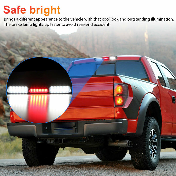 LED Rear Third 3rd Brake Cargo Light Tail Lamp Smoke For 1997-2003 Ford F-150