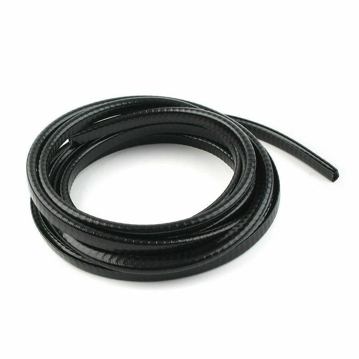 20FT Car Door Trim Edge Strip Lock Guard Moulding Rubber Seal Protector Black