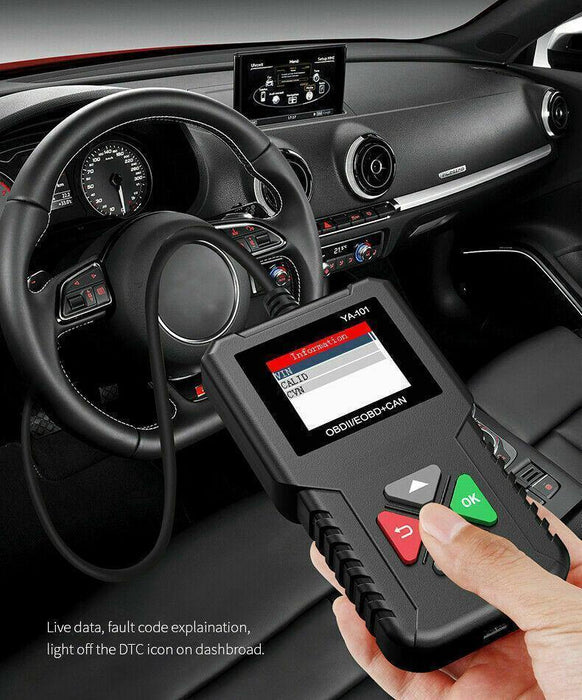 Automotive OBD2 Scanner OBD Code Reader Car Check Engine Fault Diagnostic Tool - Rokcar